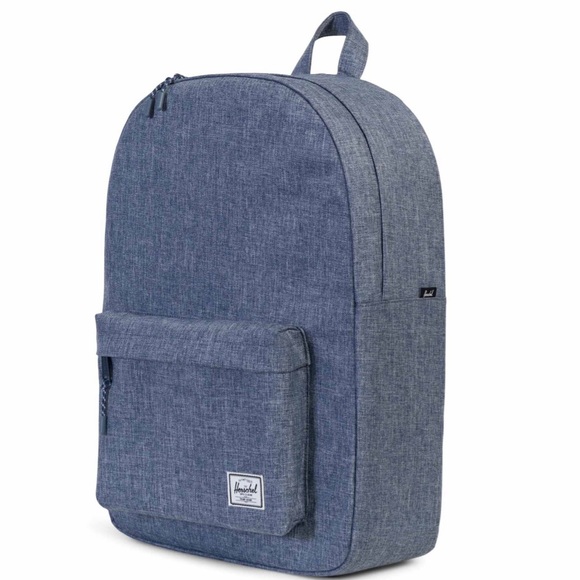 Herschel Classic Backpack in Dark Chambray Crosshatch - Picture 2 of 11